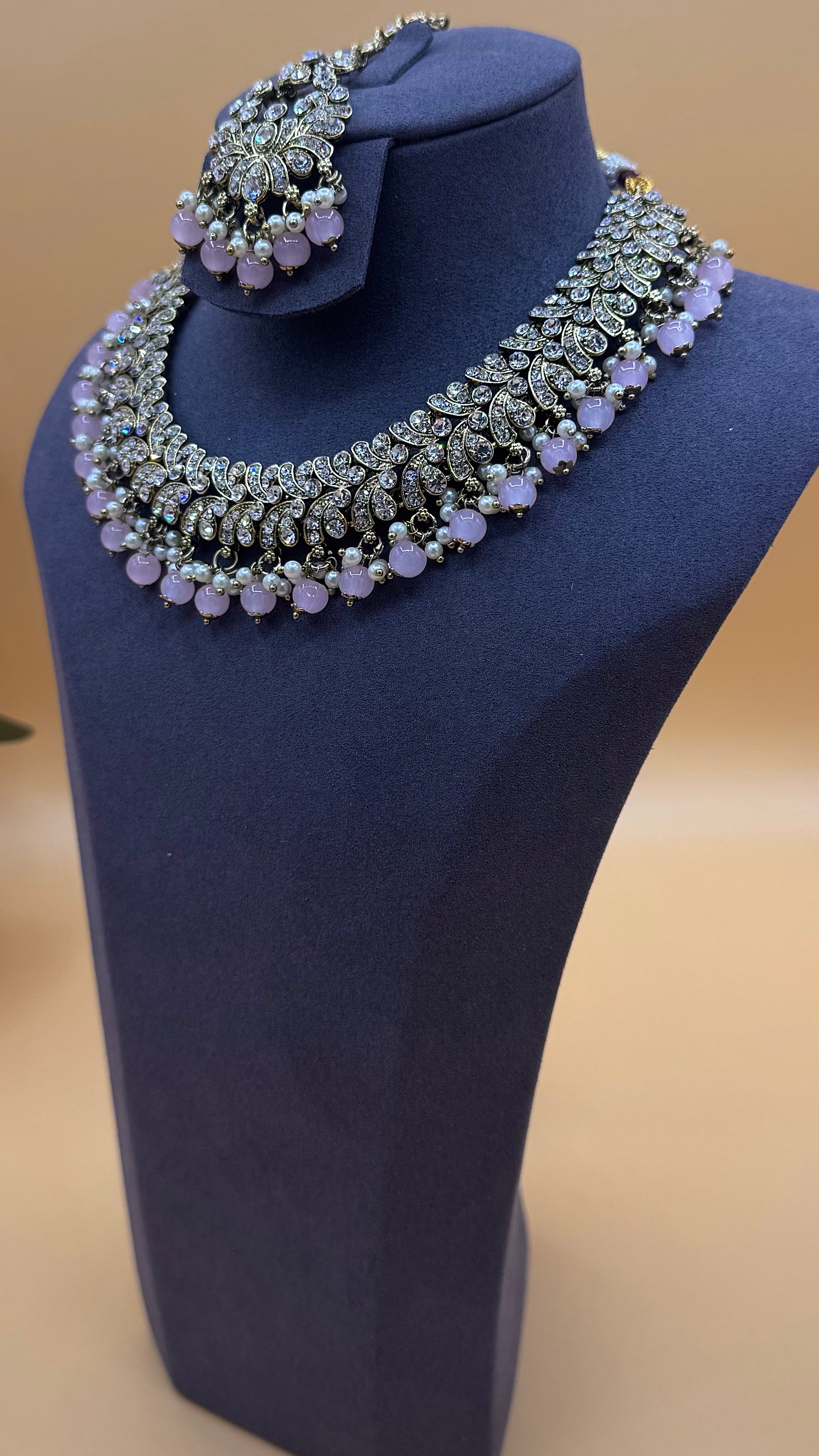 Infinity Necklace Set – Lilac