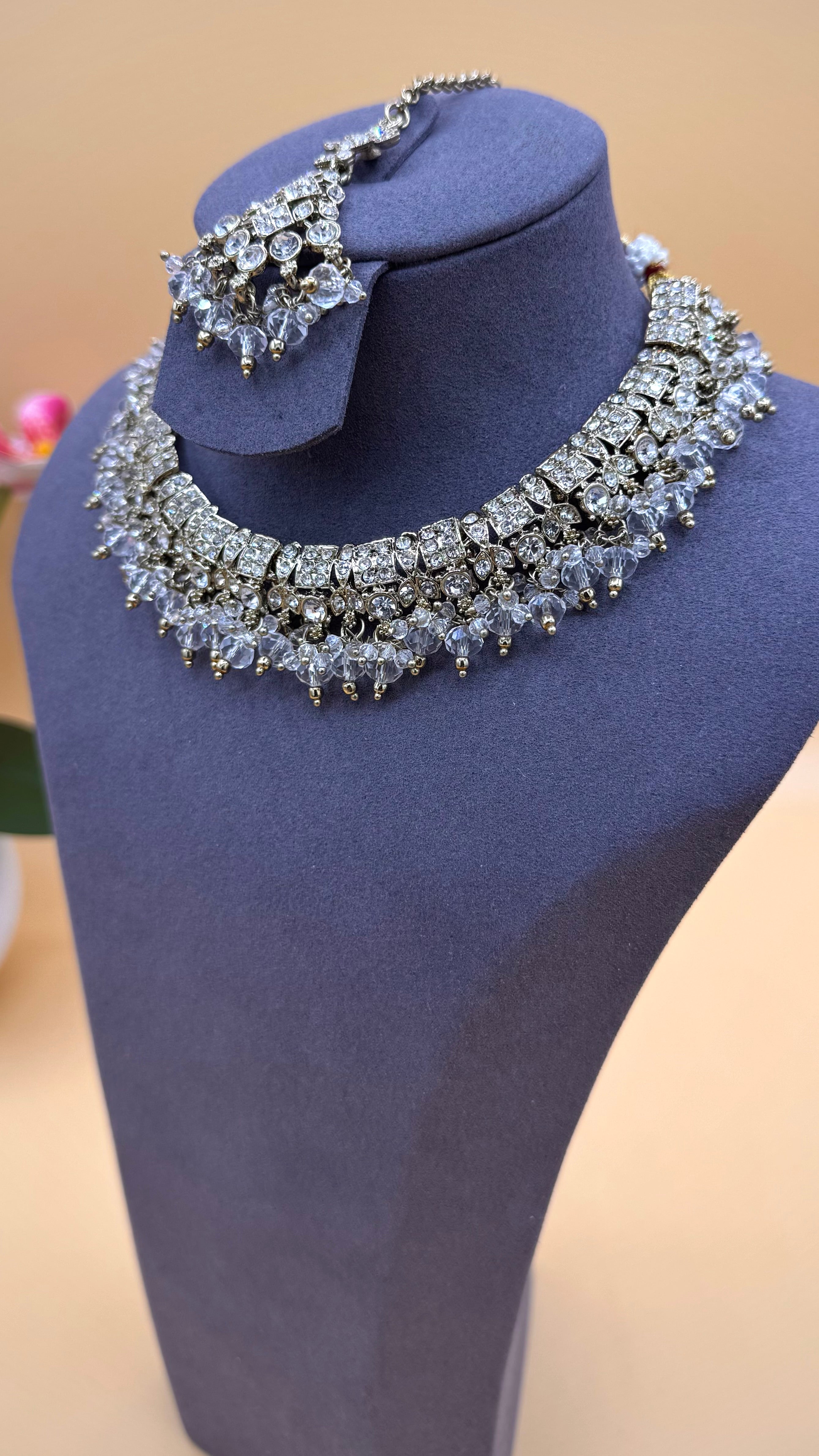 Diamond whisper kettingen set