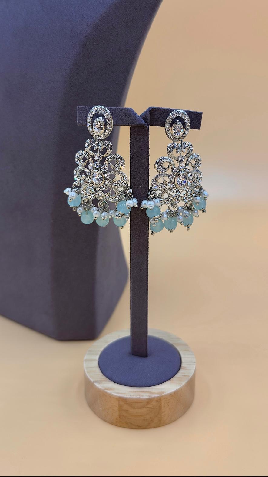 Aqua Necklace Set – Blue