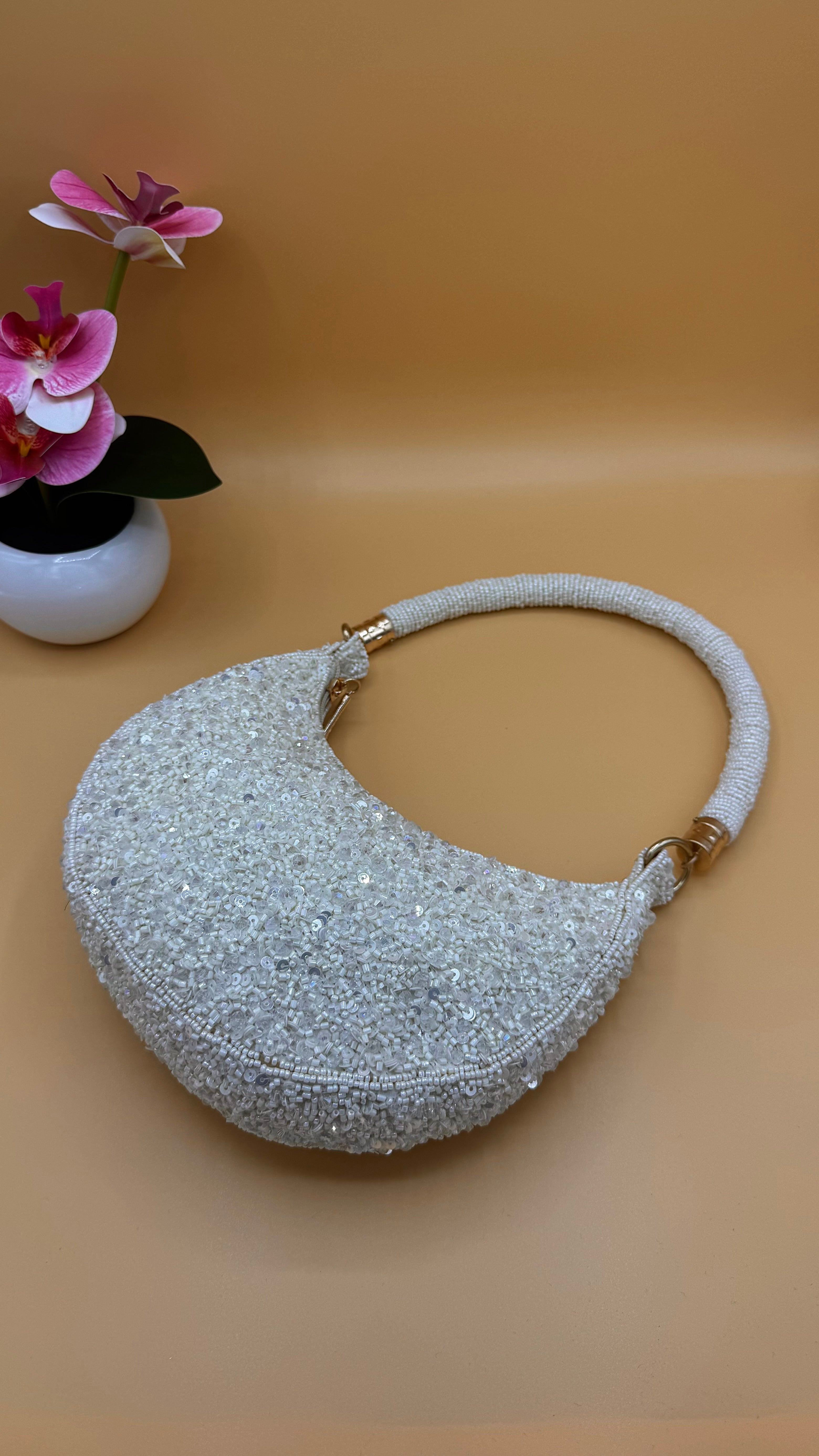 Sitara Bag – Pearl White