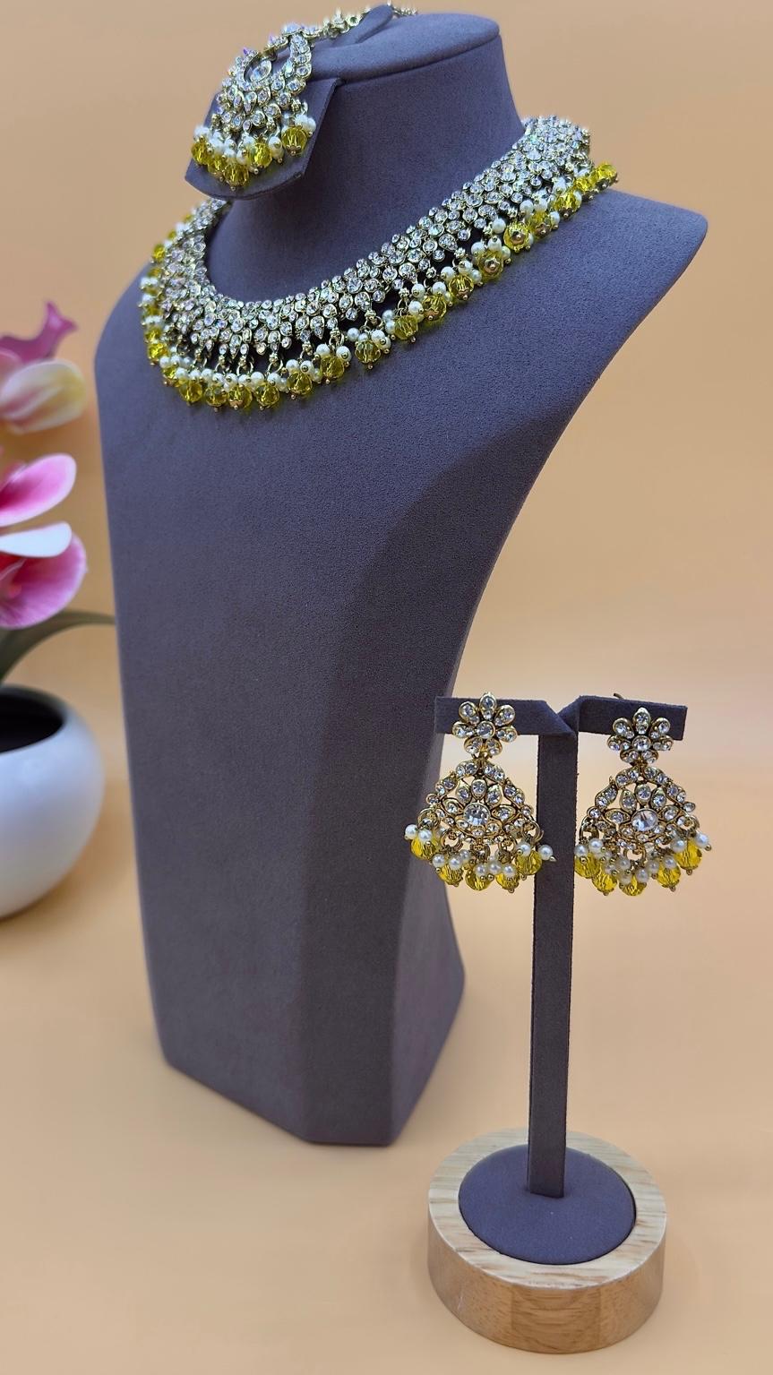 Glow Necklace Set –Yellow