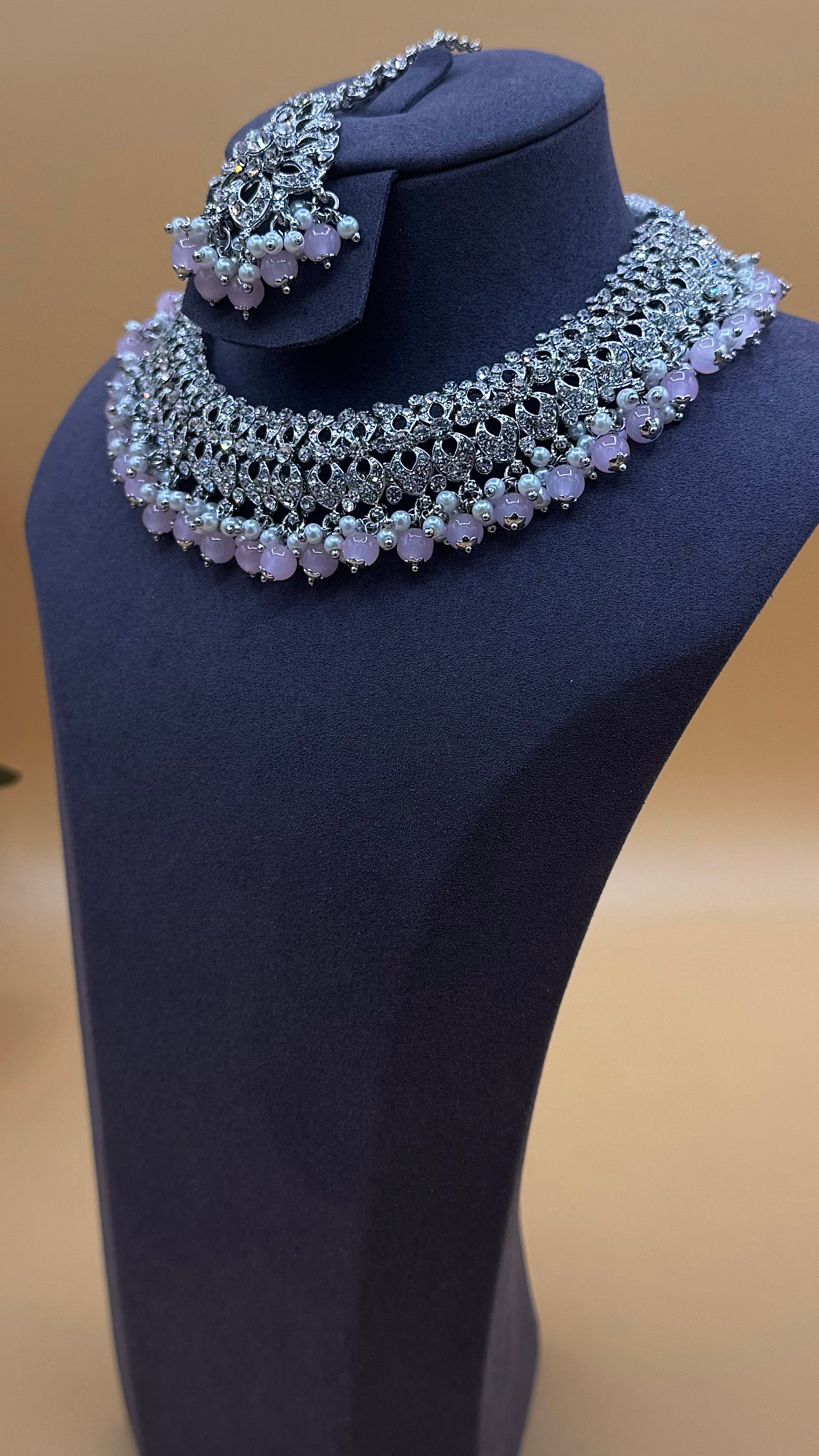 Opulence Necklace Set – Lilac