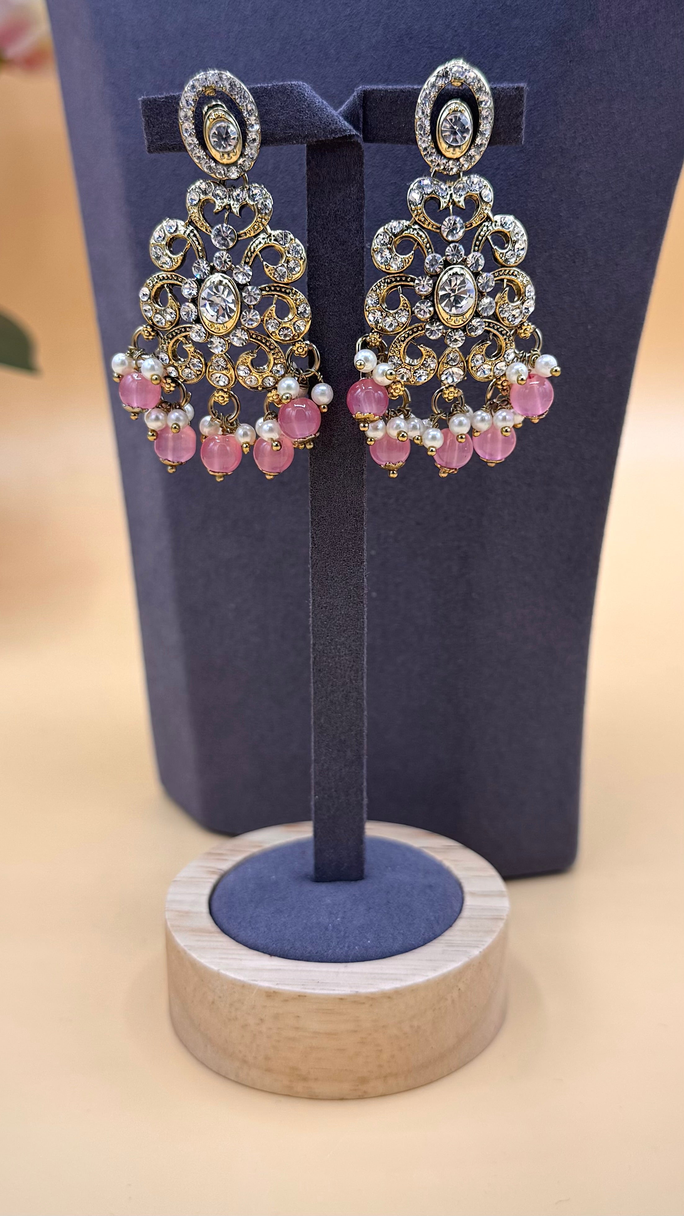 Pink Amira Necklace Set