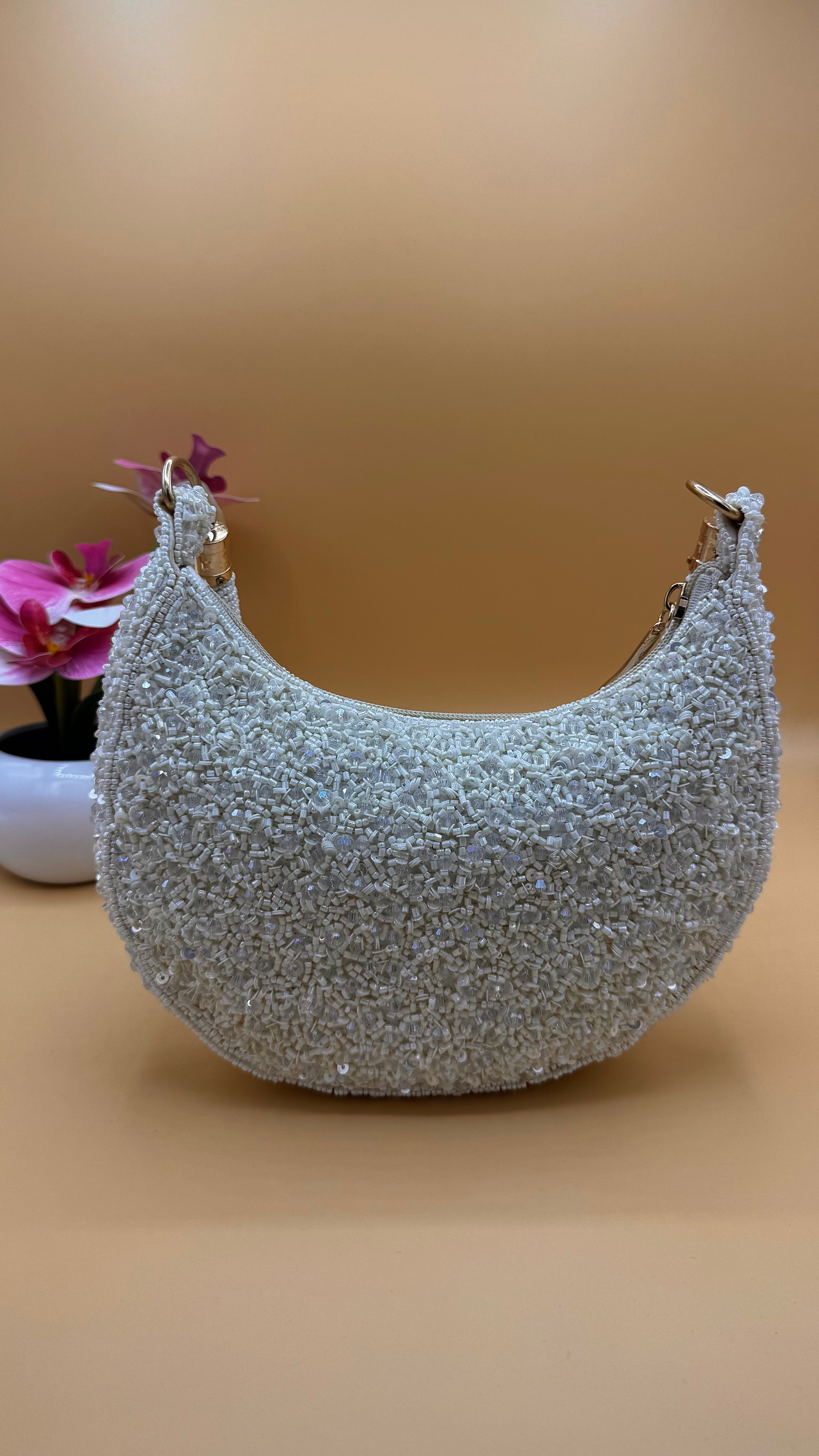 Sitara Bag – Pearl White