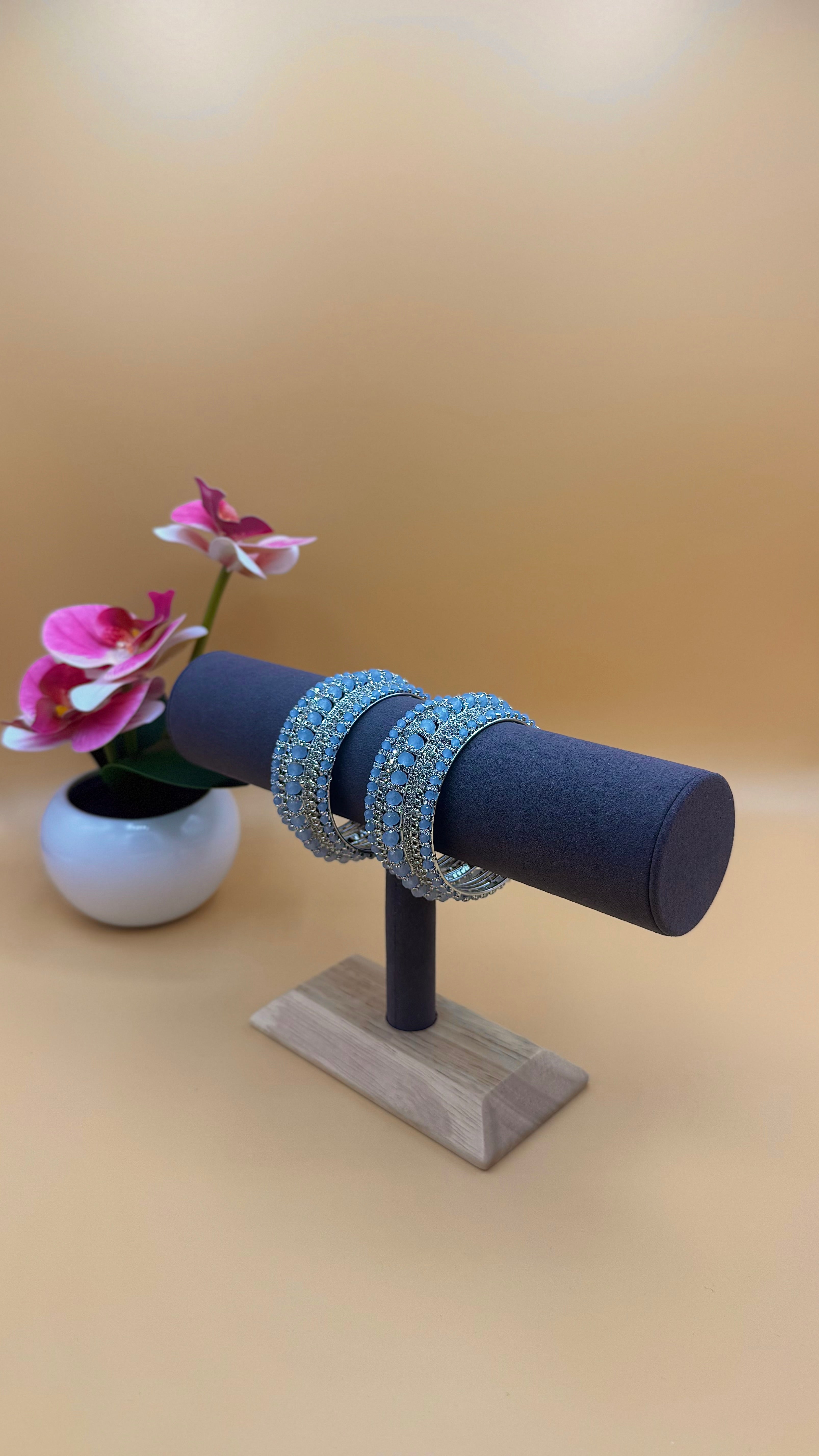 Aqua Bangles – Blauw