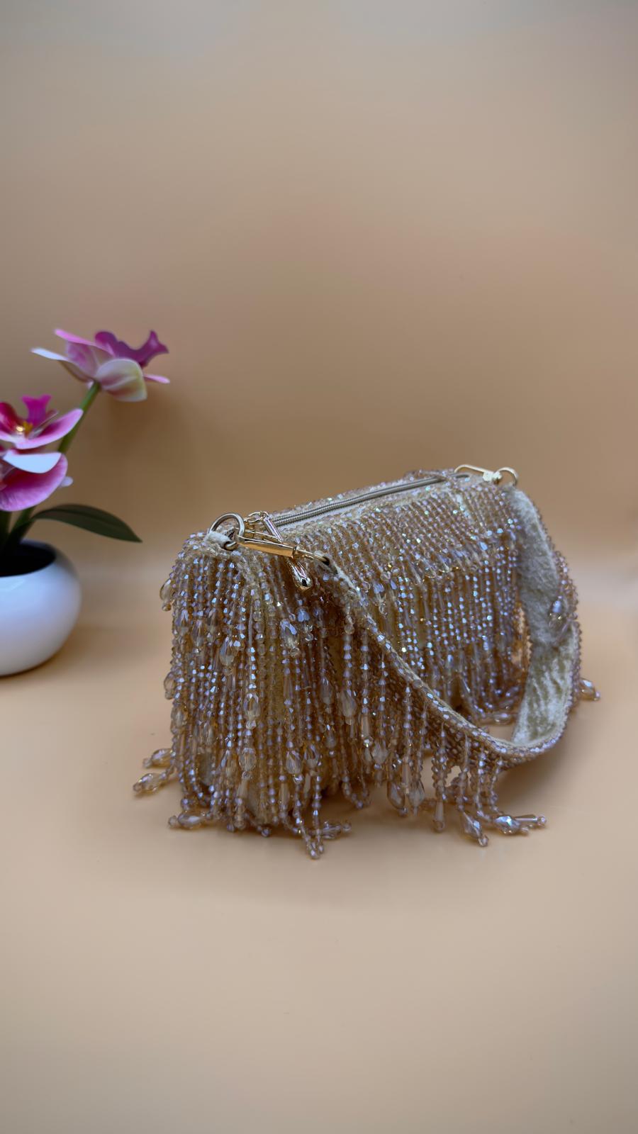 Mandala & Beaded Detail Bag