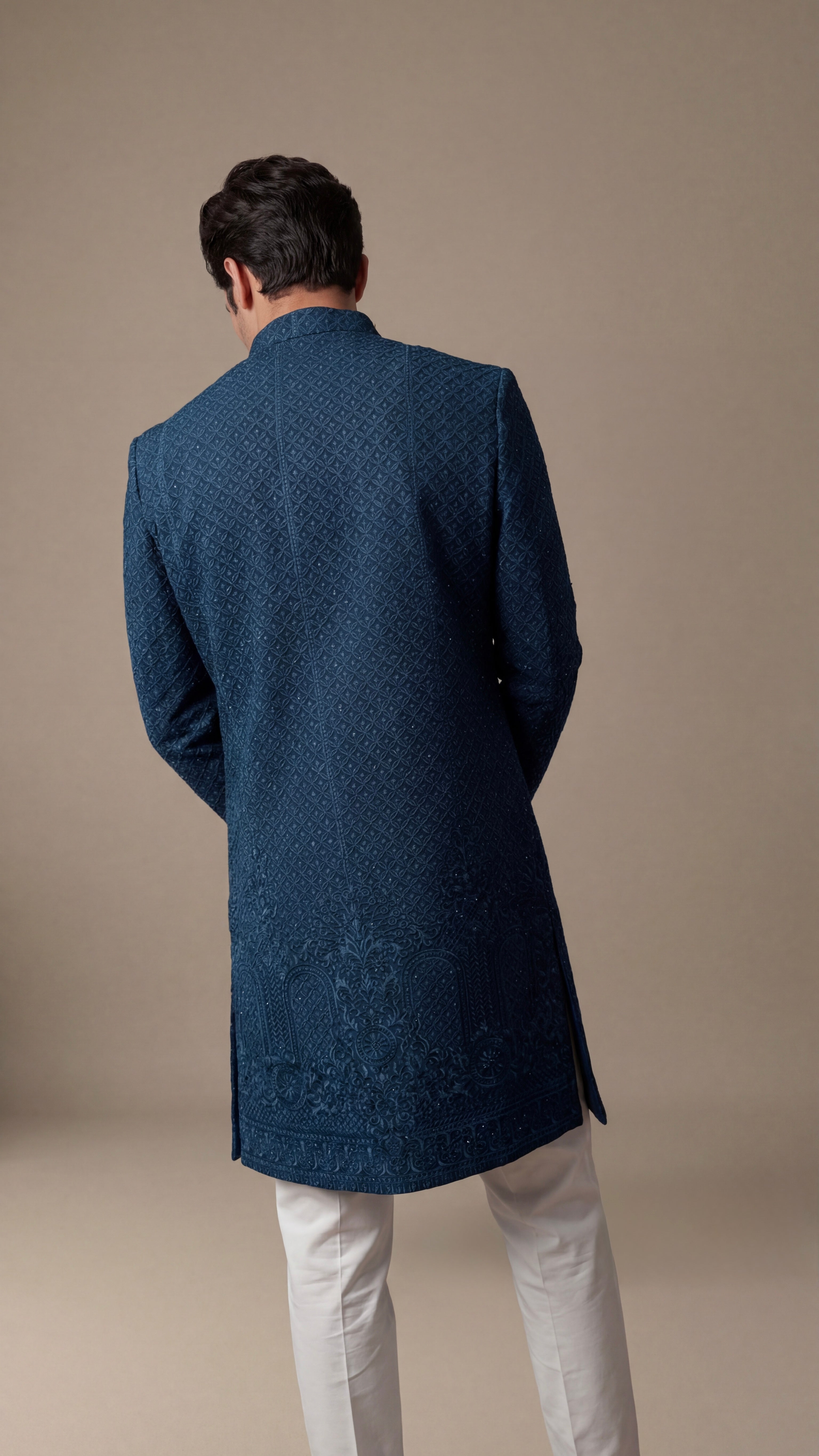 Midnight Royalty Sherwani Set