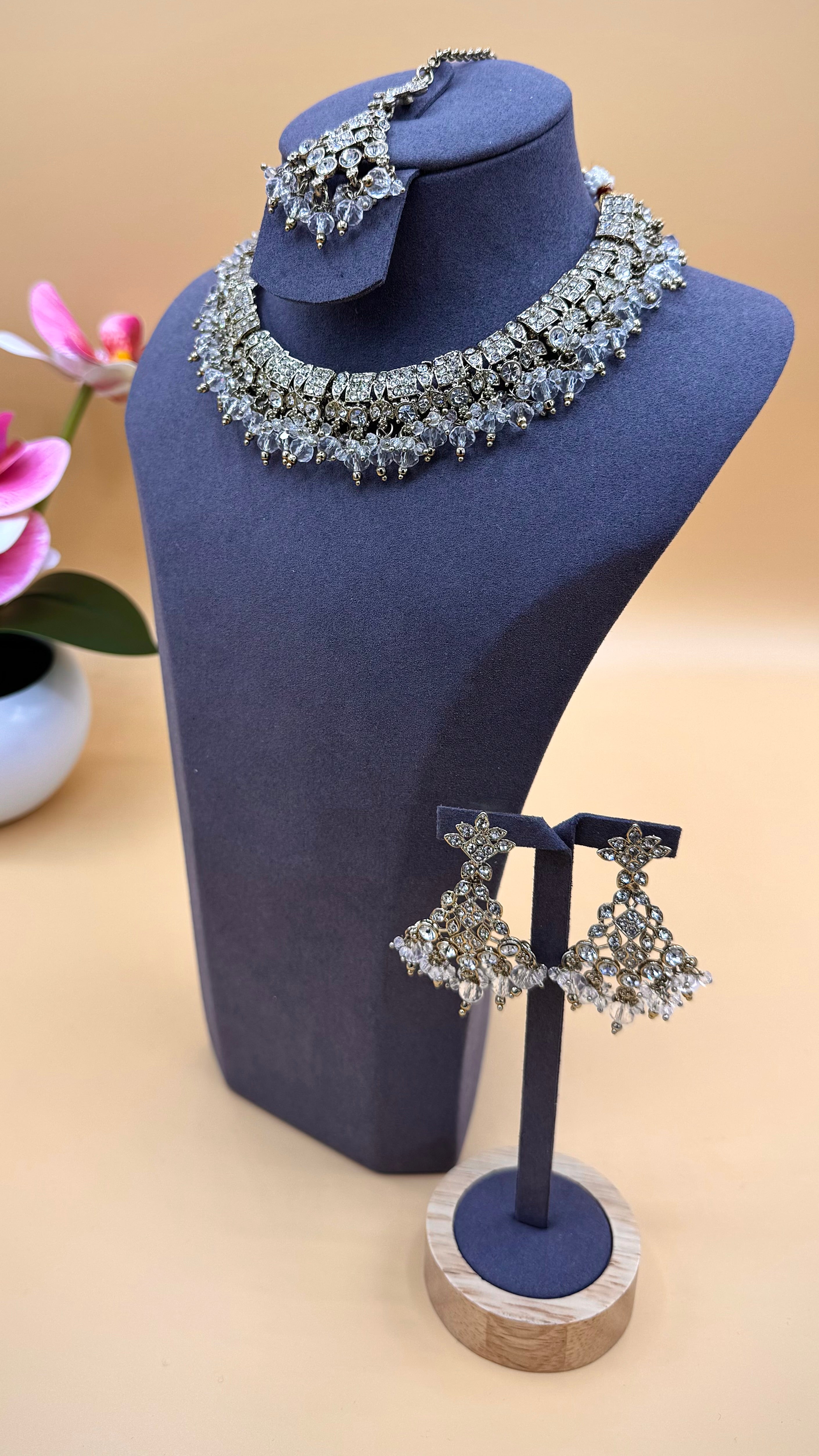 Diamond whisper kettingen set