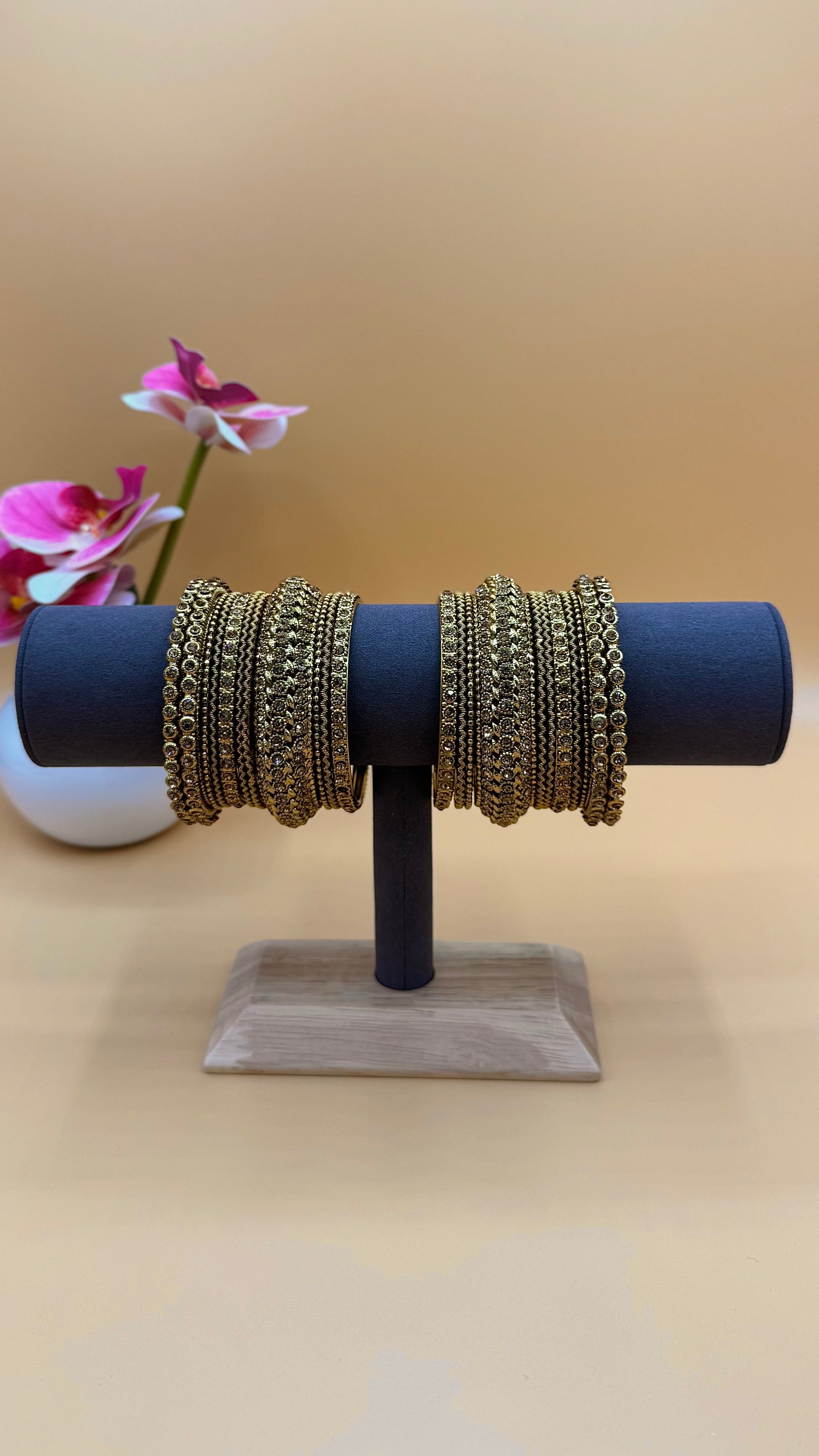 Regal Bangles – Antique Gold