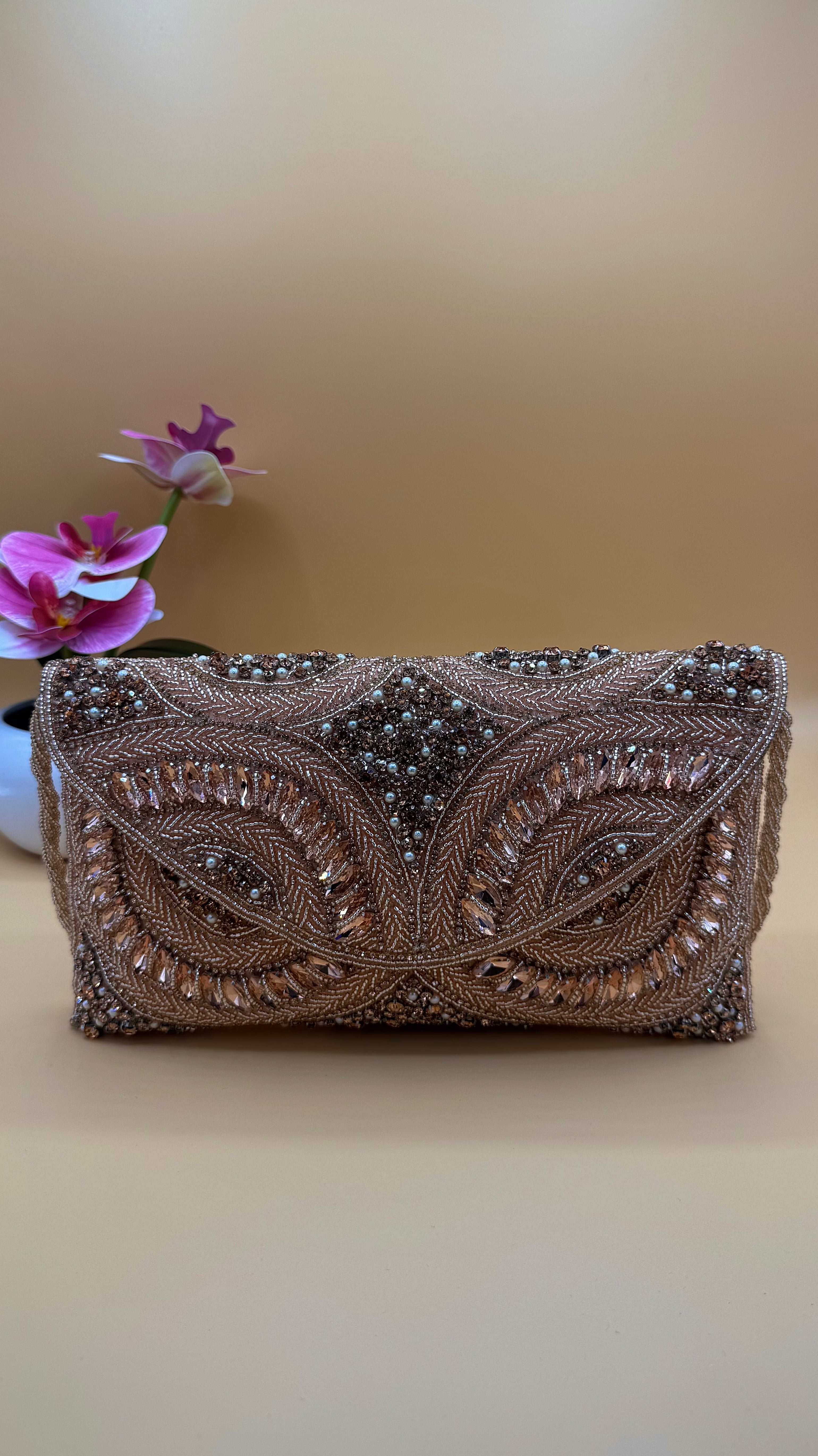Bronzen Aurora Clutch