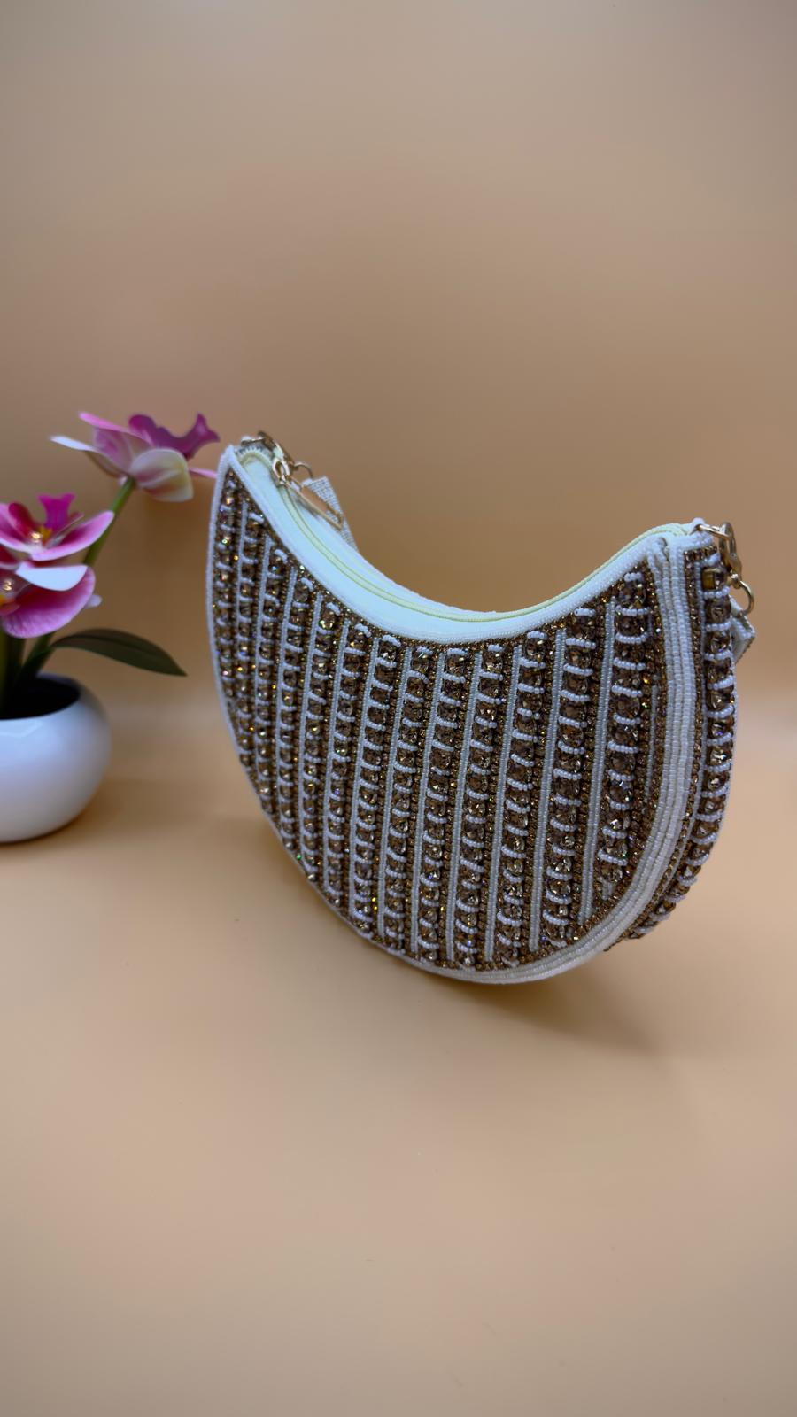 Swirl & Beaded Detail Bag