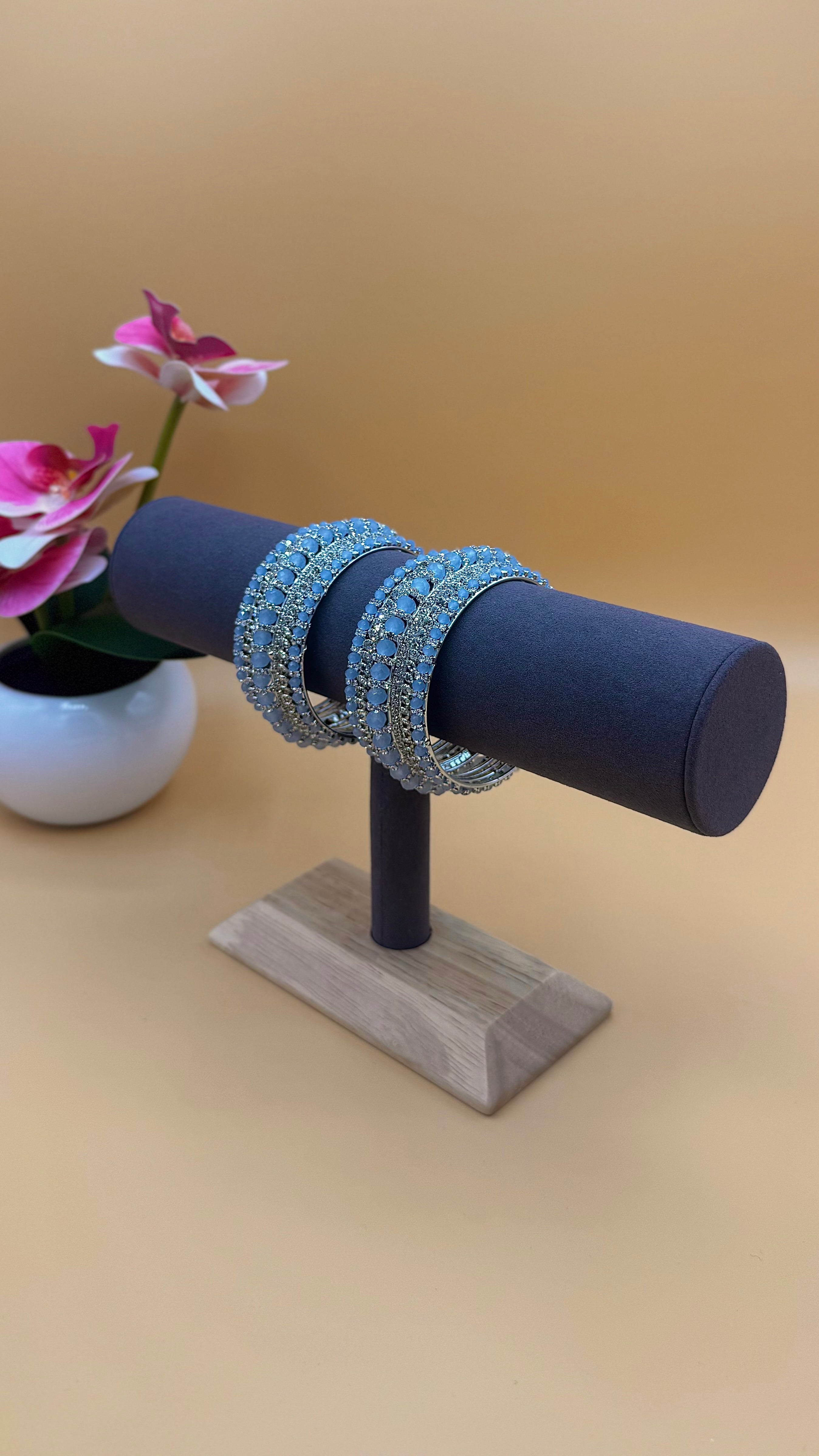 Aqua Bangles – Blauw