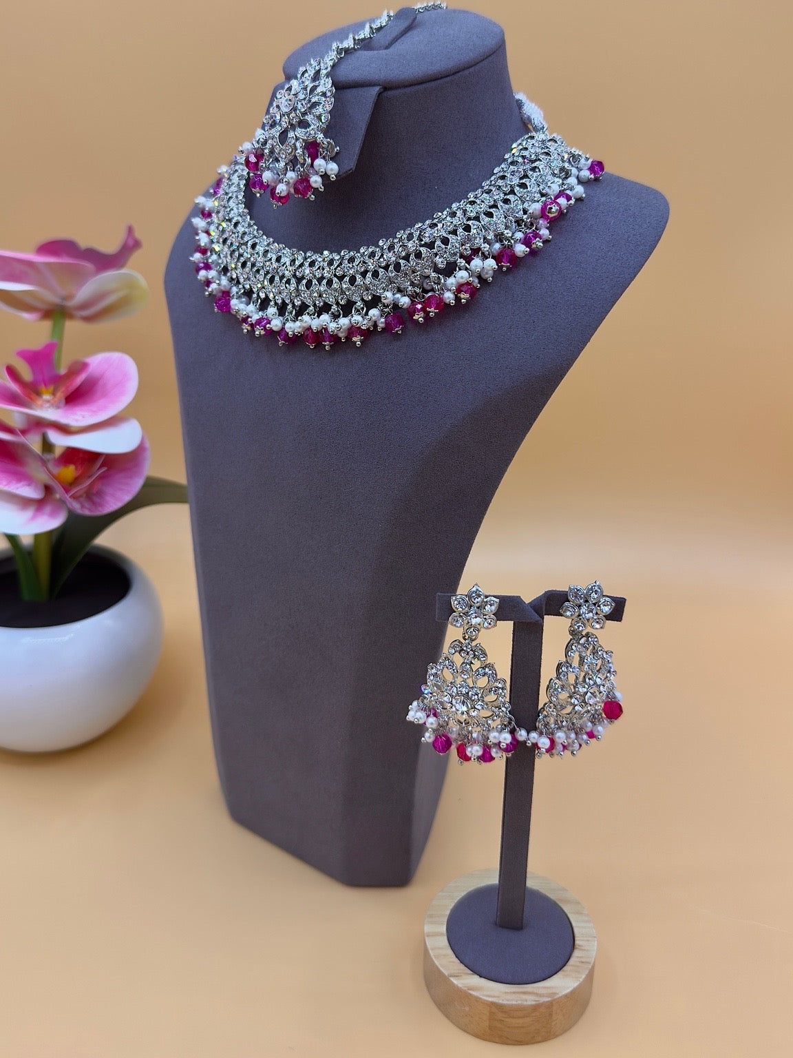 Passie kettingset – Robijn