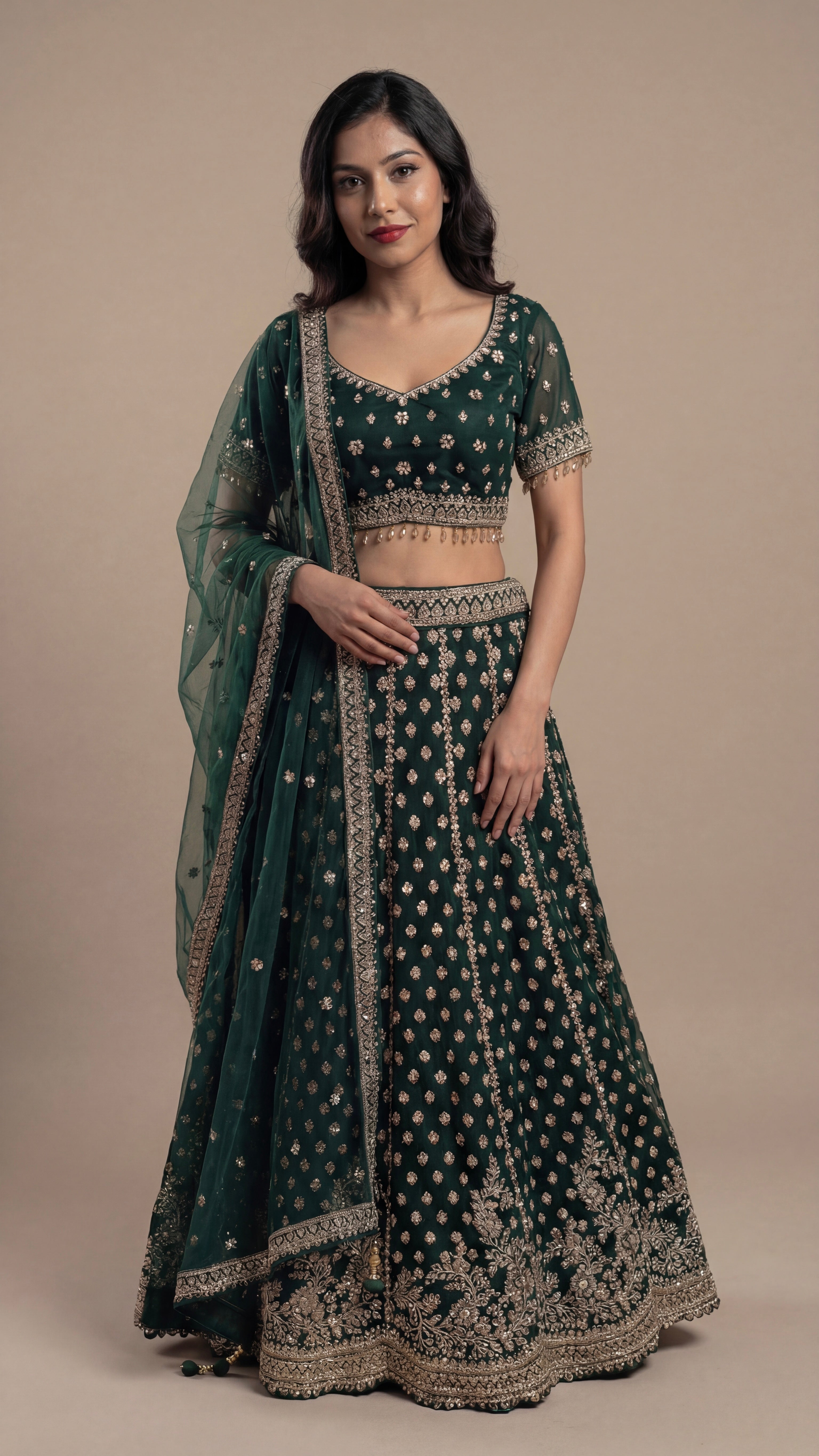 Emerald Noor Lehenga Set