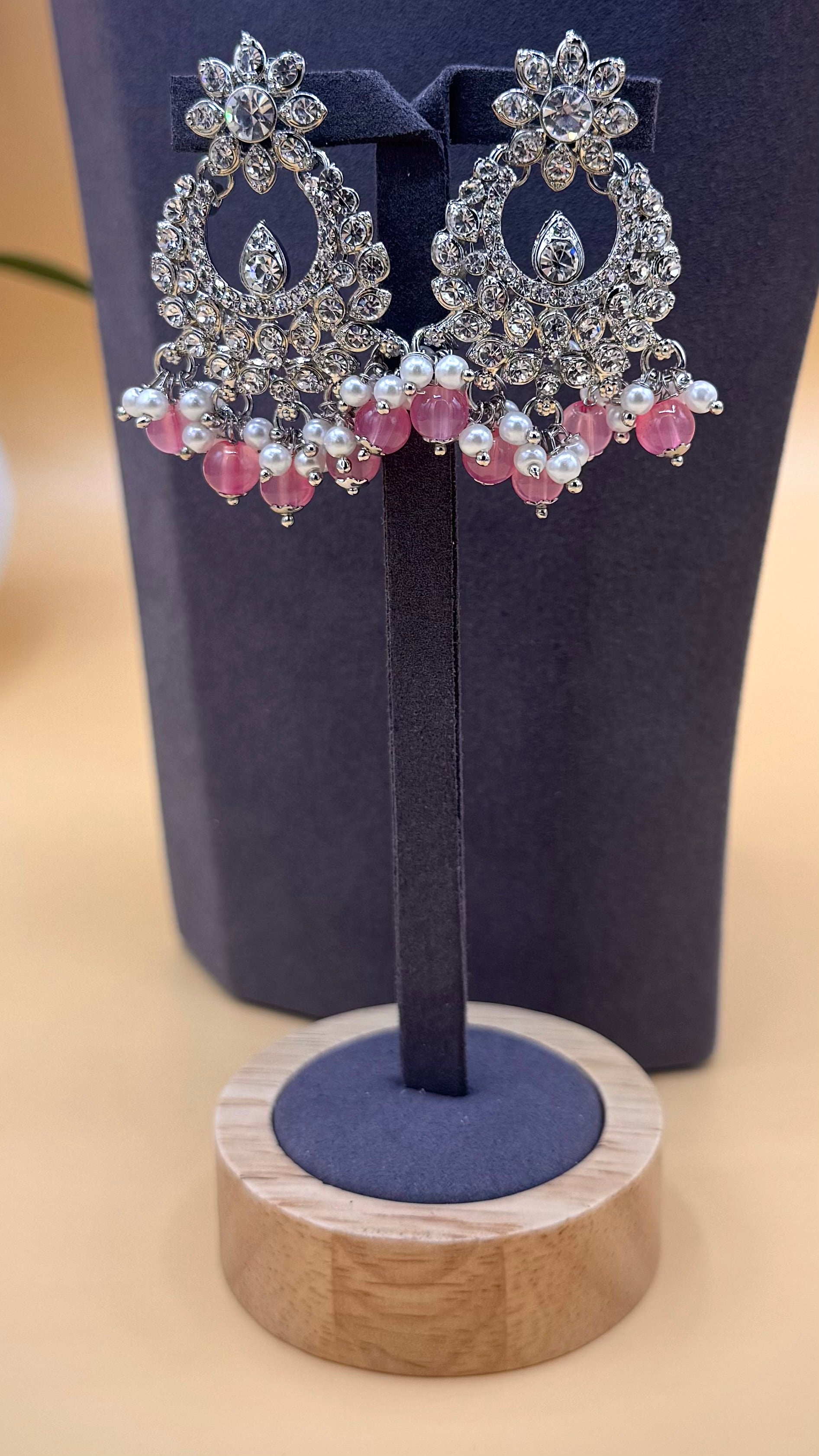 Pink Imperial Glow Necklace Set