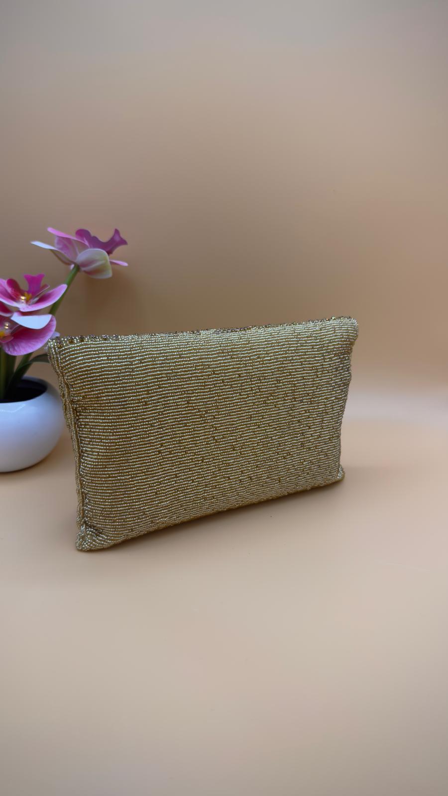 Floral & Mirror Sequin Bag