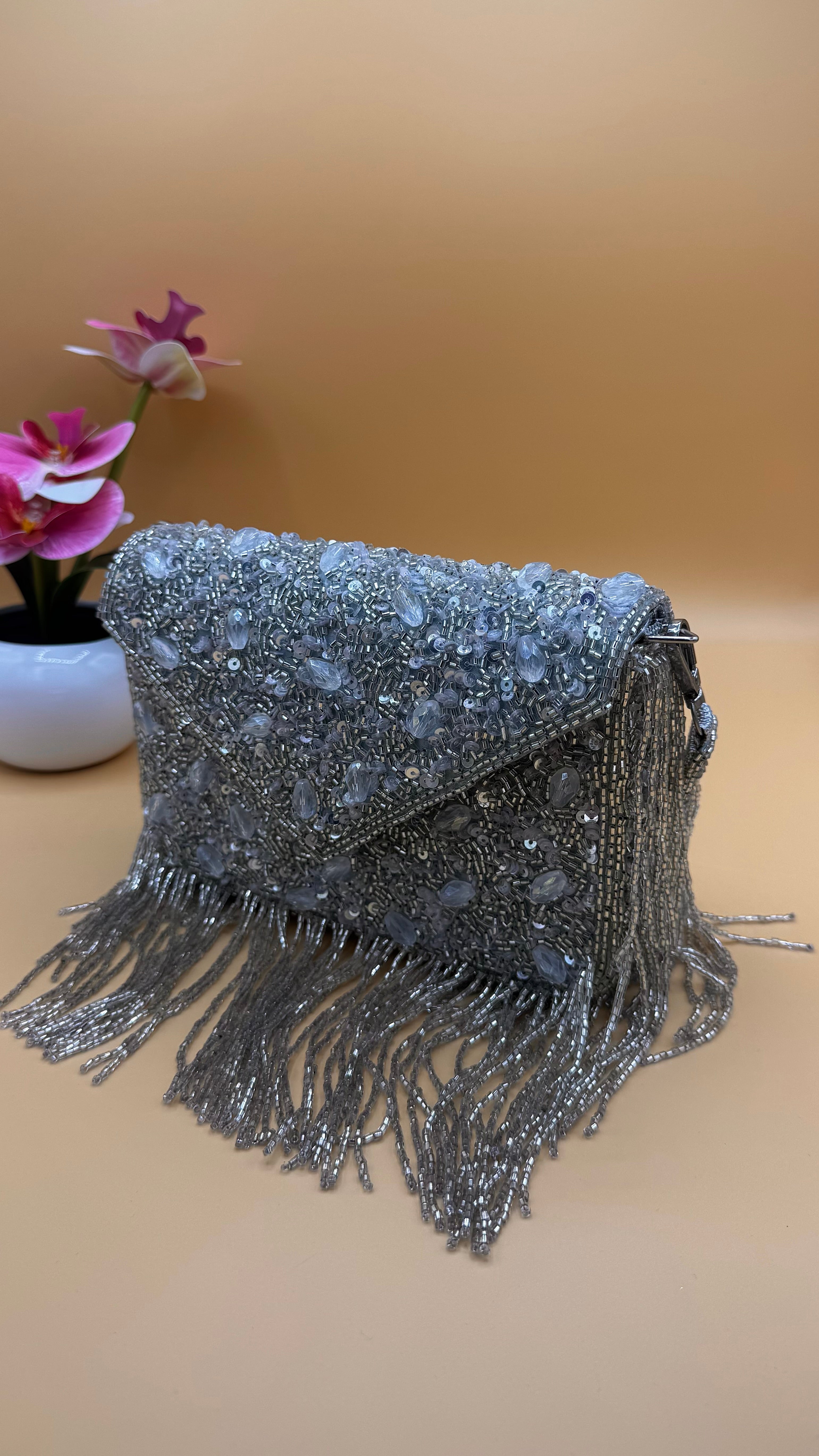 Mehfil Bag – Grey Silver