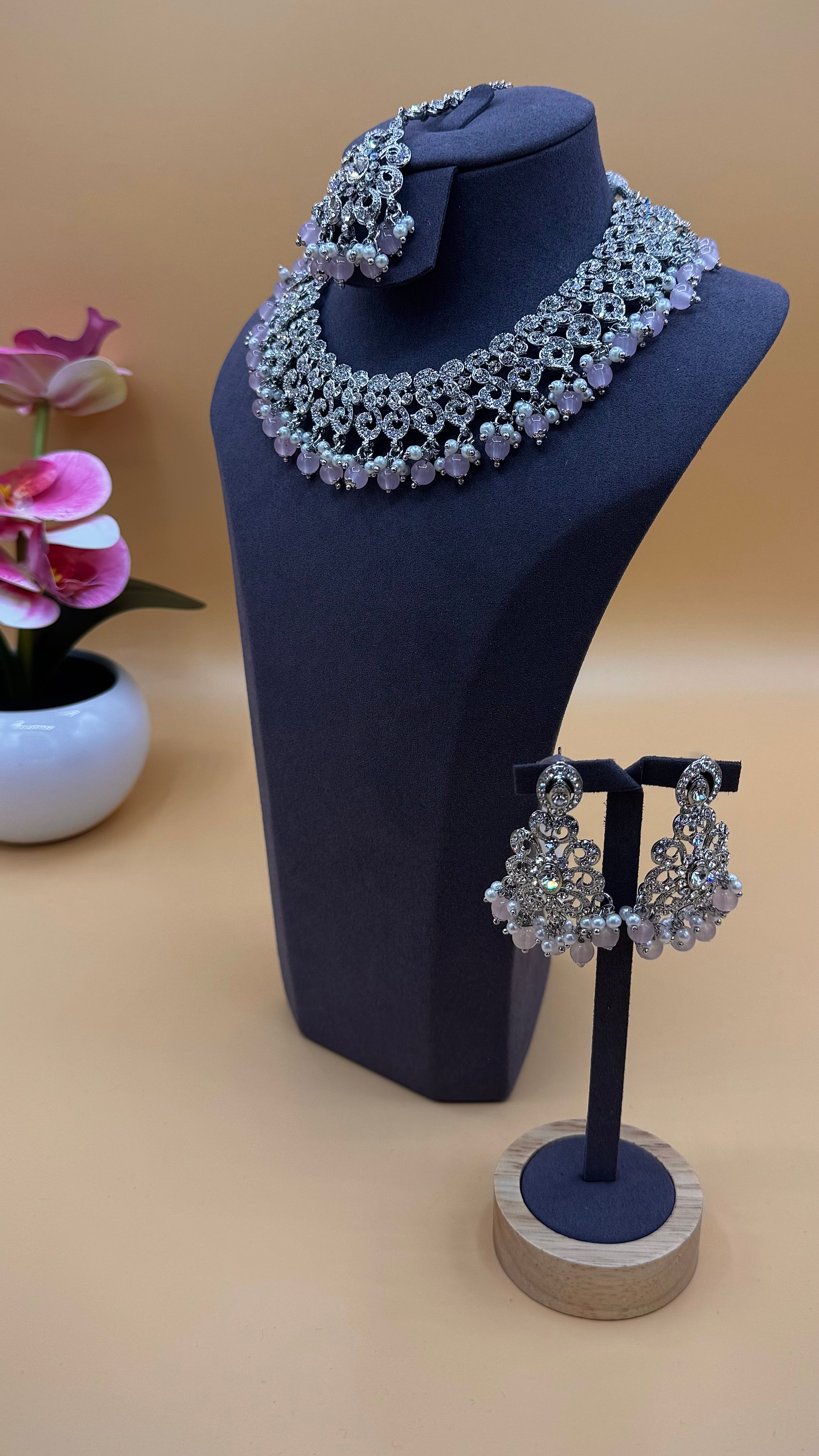 Imperial Necklace Set – Lilac