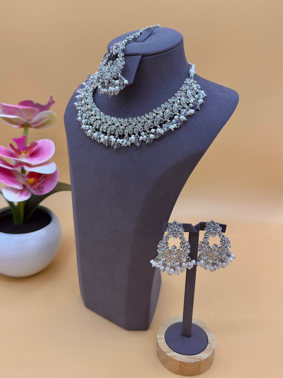 Grace kettingset – wit