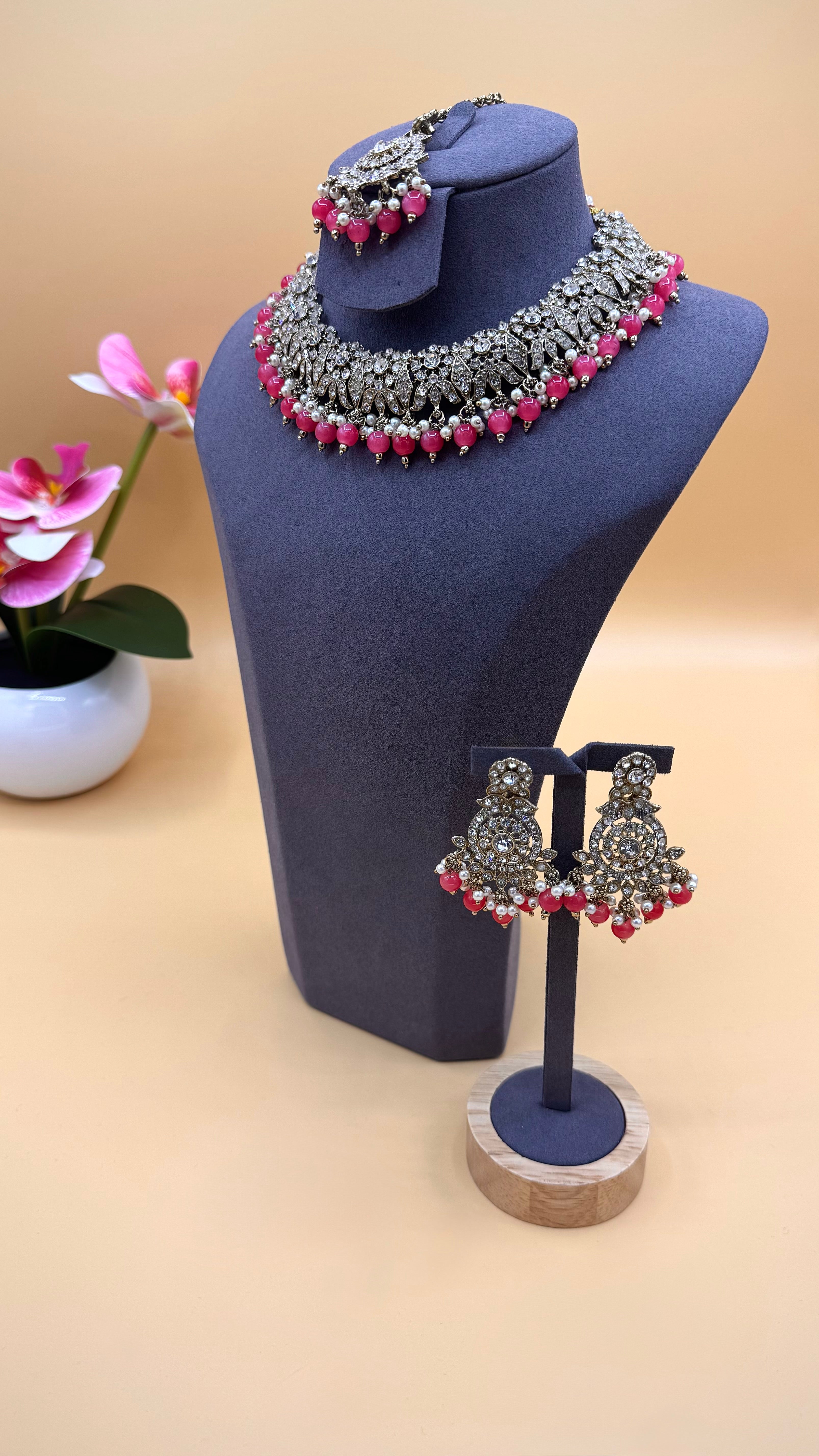 Rose Mist Luxury Necklace Set