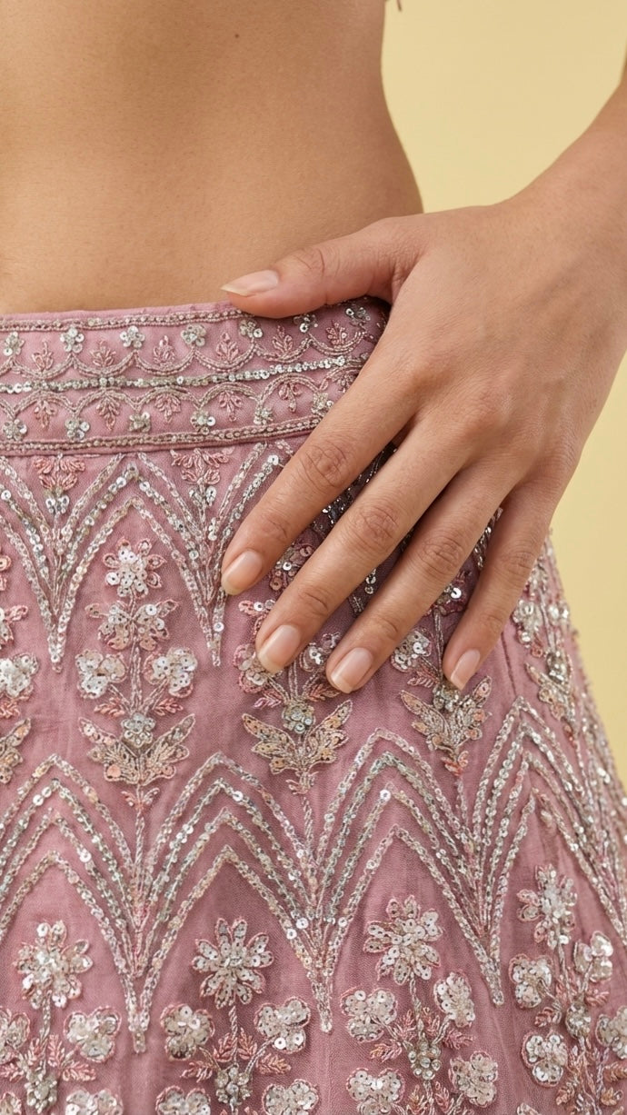 Rose Amira Lehenga Set