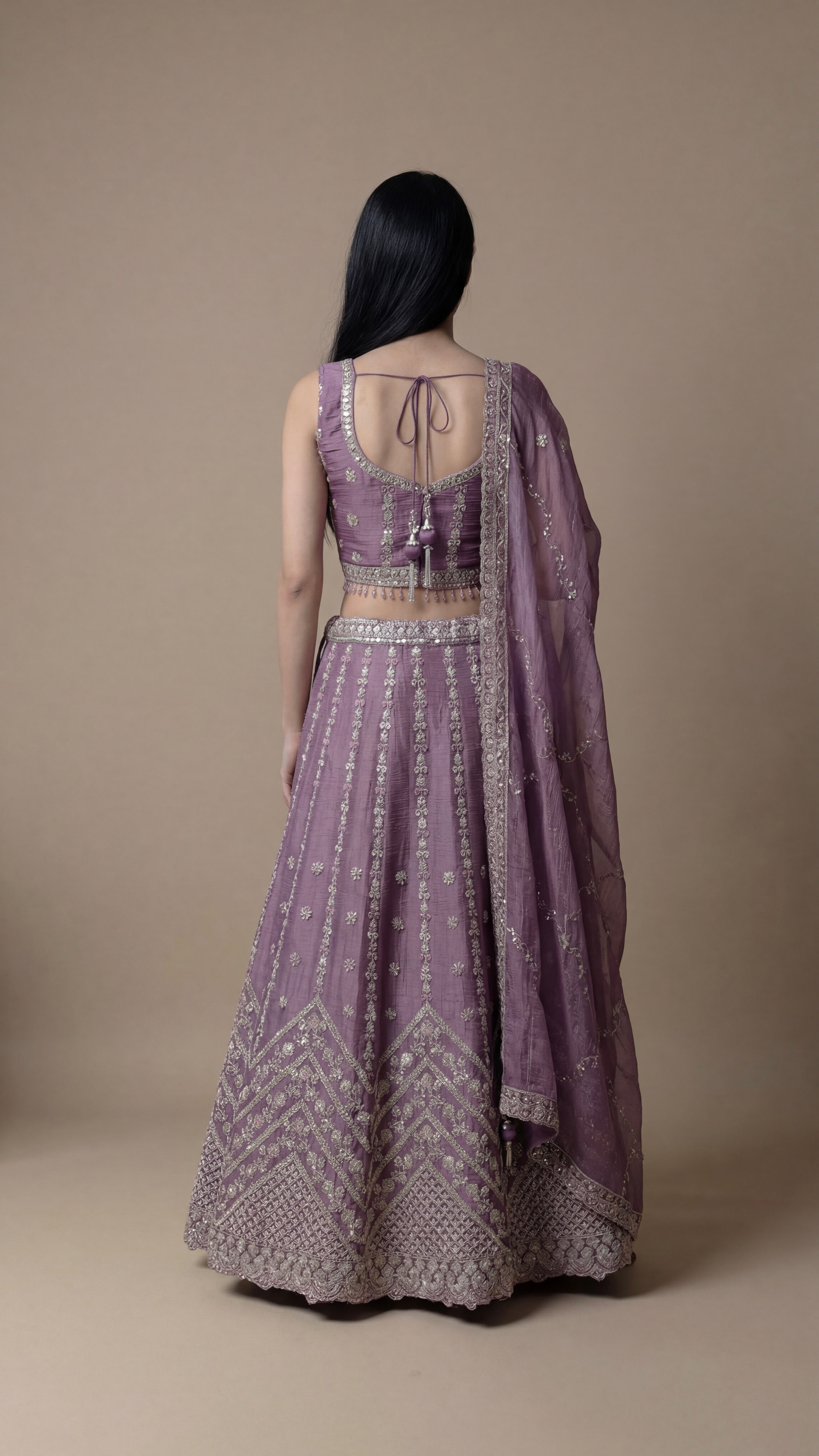 Mauve Elegance Lehenga Set
