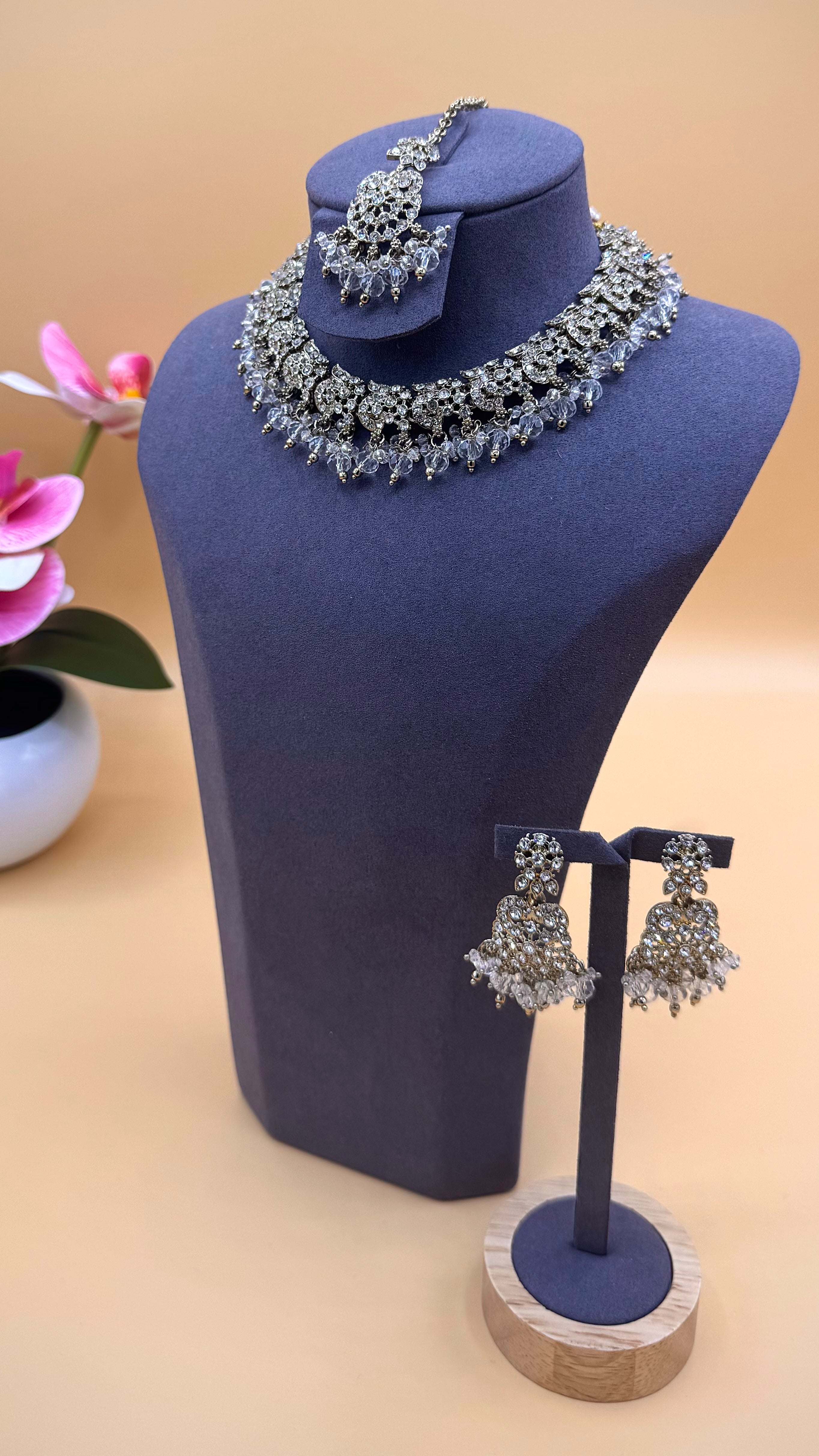 Ivory Sparkler kettingen set