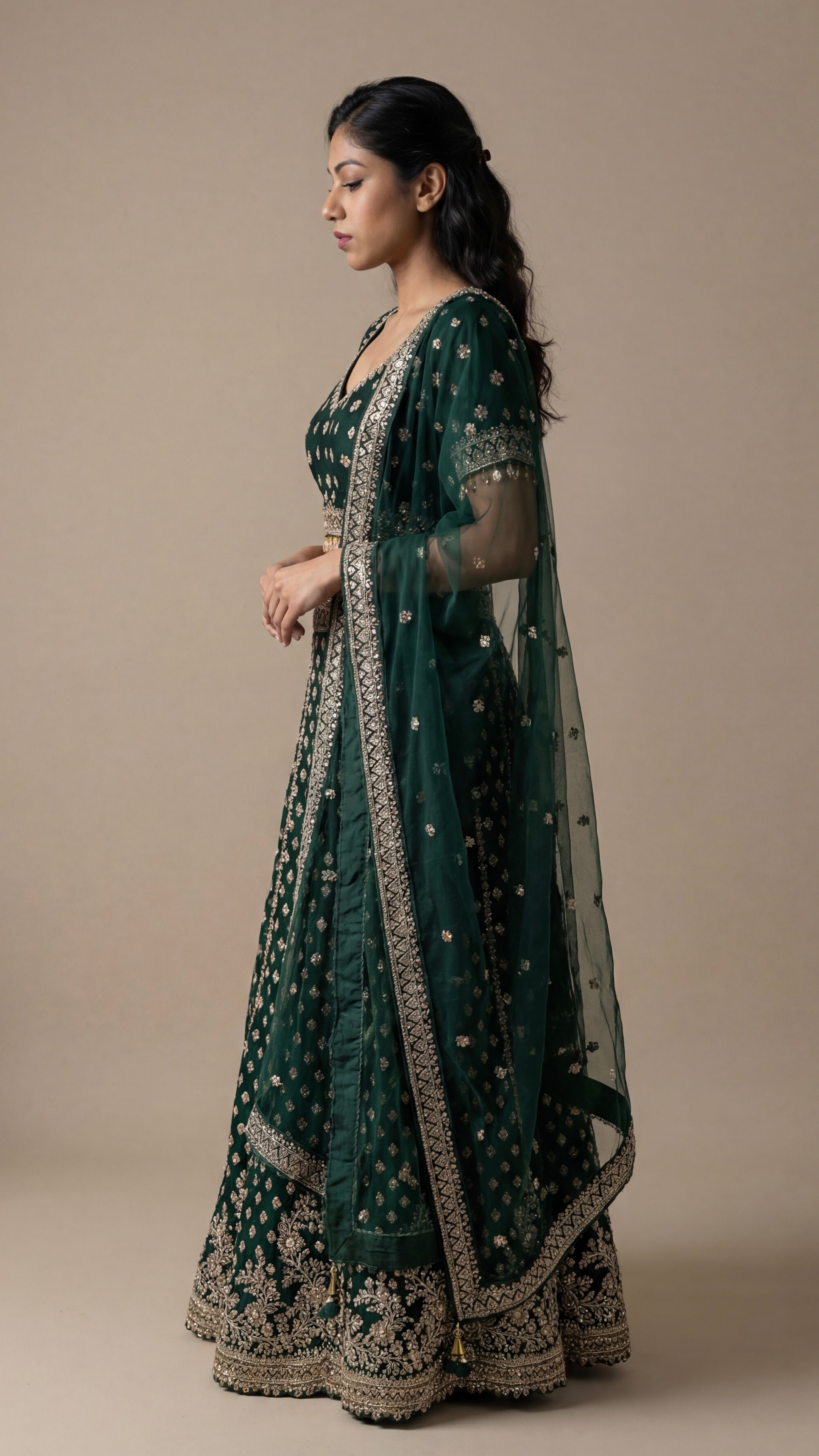 Emerald Noor Lehenga Set