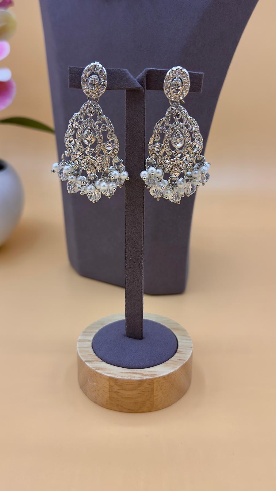 Eterna Necklace Set – Silver