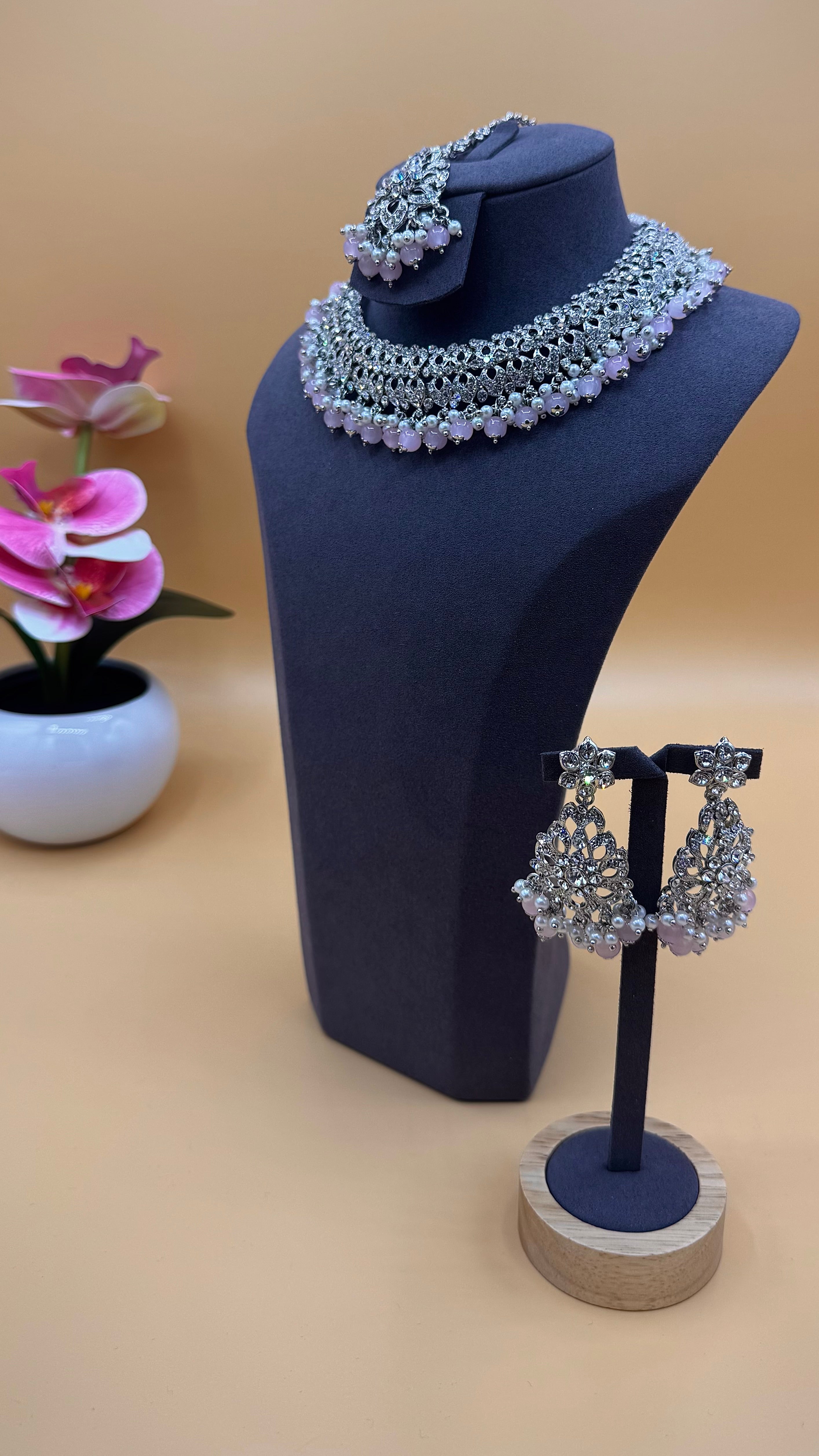 Opulence Necklace Set – Lilac