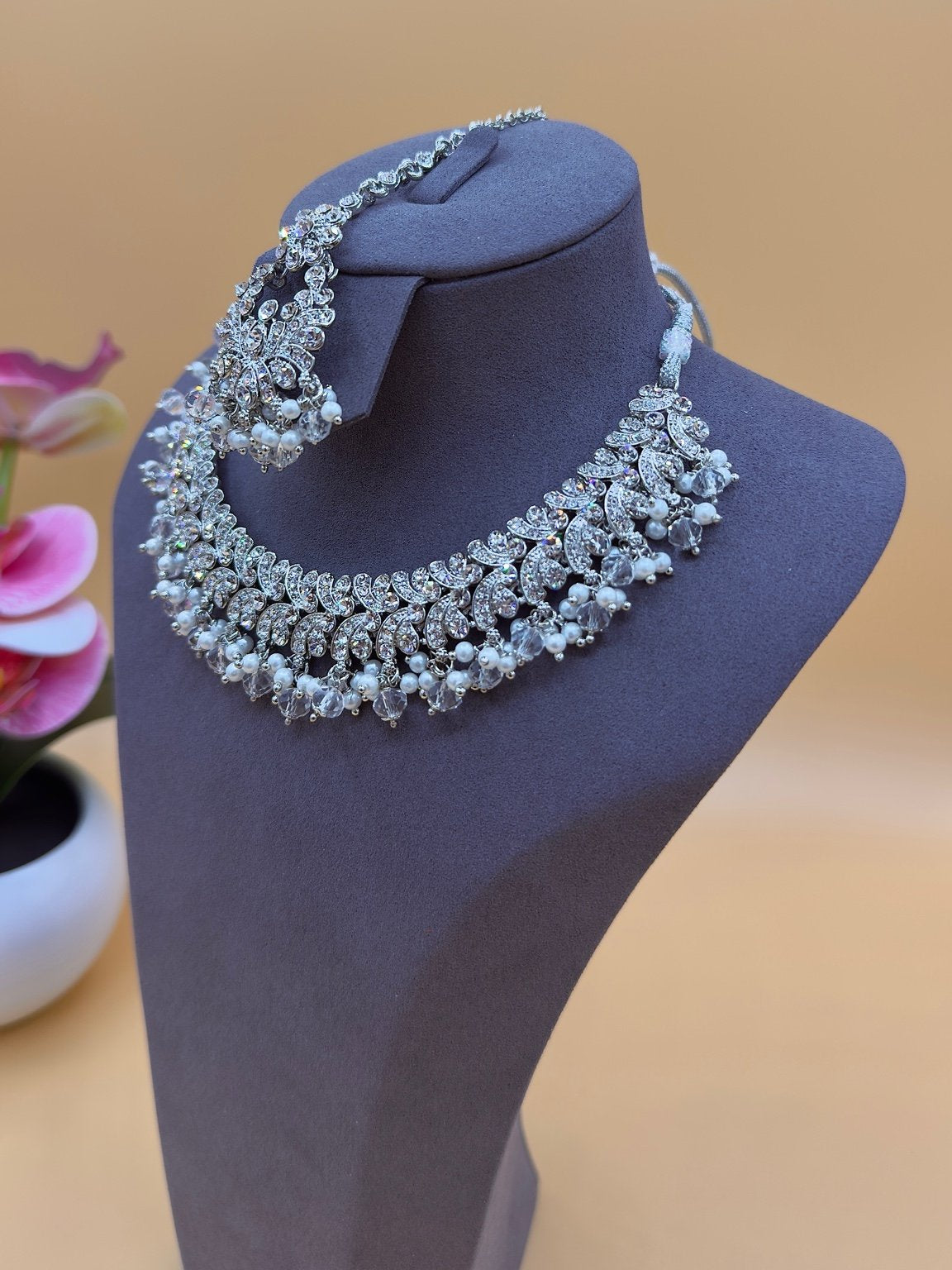 Grace kettingset – wit